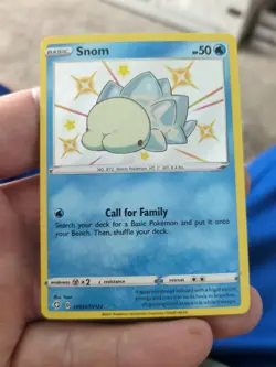 Pokemon TCG Snom SV033/SV122 Shining Fates Shiny - Image 1