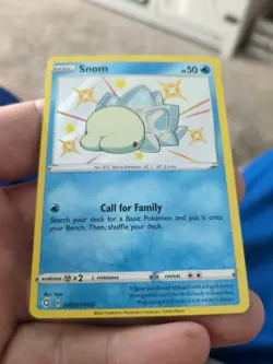 Pokemon TCG Snom SV033/SV122 Shining Fates Shiny - Image 2