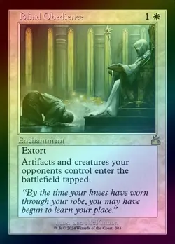 Blind Obedience - Retro Frame (Foil) (RVR) Ravnica Remastered - NM - Image 1