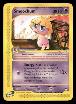 Smoochum - 61/147 - Common - Aquapolis - Pokemon Card - LP - Image 1