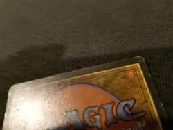 MTG 1x Revised black rare Italian FBB El-hajjaj - see description - Image 3