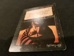 MTG 1x Revised black rare Italian FBB El-hajjaj - see description - Image 4