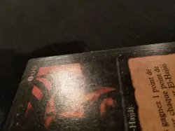 MTG 1x Revised black rare Italian FBB El-hajjaj - see description - Image 5