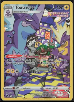 ENGLISH Pokemon - *Toxtricity* - GG09/GG70 - Crown Zenith: Galarian Gallery - Image 1