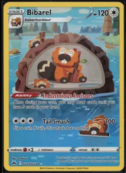 ENGLISH Pokemon - *Bibarel* - GG25/GG70 - Crown Zenith: Galarian Gallery - Image 1