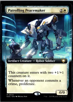 Patrolling Peacemaker (Extended Art) Commander: Edge of Eternities #25 - Image 1