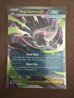 Mega Darkrai EX 048/084 - Double Rare Holo - Pitch Black EN - NM - Pokemon TCG - Image 1
