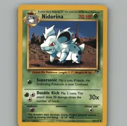 Nidorina 55/110 Uncommon Legendary Collection Pokemon Lightly Played - Image 1
