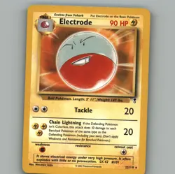 Electrode 22/110 Rare Legendary Collection Pokemon Moderately Played - Image 1