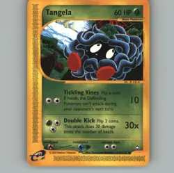 Tangela 112/147 Common Aquapolis Pokemon Lightly Played - Image 1