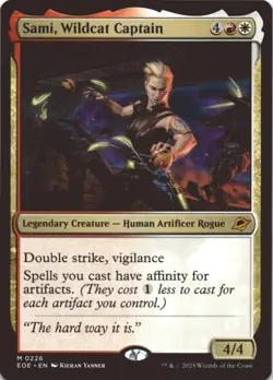 MTG Sami, Wildcat Captain Normal NM Edge of Eternities Magic 226 - Image 1