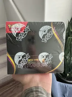 Pokemon TCG Mega Evolution Pitch Black Booster Box - Brand New Sealed - Image 1