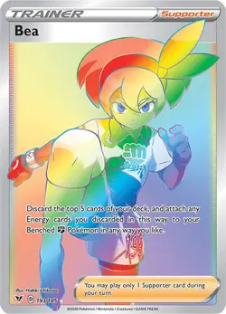 Holofoil - Bea (Secret) - 193/185 / NM / English Pokemon TCG - Image 1
