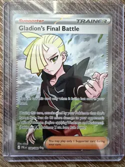 🔥Gladion’s Final Battle 108/084 Ultra Rare Pitch Black Pokemon TCG NM - Image 1