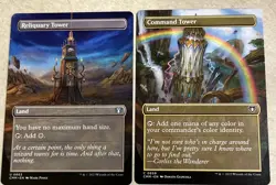X4 Borderless Commander Deck Essentials! X1 Foil See Pics And Description - Image 1