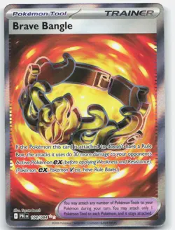 Brave Bangle 104/084 Ultra Rare Pitch Black Pokemon Holo Near Mint - Image 1