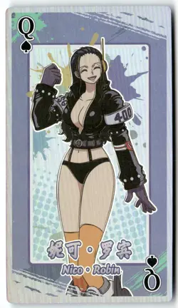 NICO ROBIN FINAL THRONE ARCADE SIZE One Piece Anime Collectible Card - Image 1