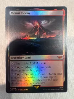 Mount Doom Universes Beyond: the Lord of the Rings: Tales of Middle-Earth Foil - Image 1