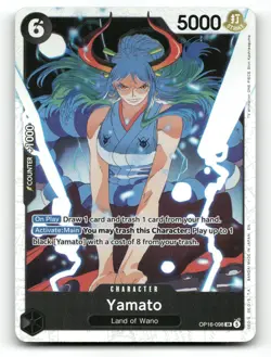 Yamato OP16-098 SR - The Time of Battle Foil - One Piece Card NM/M - Image 1