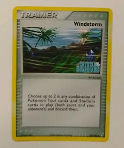 Windstorm 85/100 Stamped Reverse Holo EX Crystal Guardians Pokemon Card 2006 - Image 1