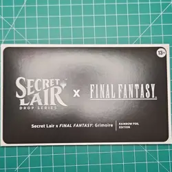 MTG - Secret Lair x Final Fantasy - Grimoire (Rainbow Foil Edition) - Image 1