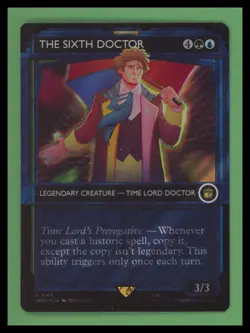 The Sixth Doctor - Showcase Surge FOIL - Universes Beyond: Doctor Who - NM - MTG - Image 1