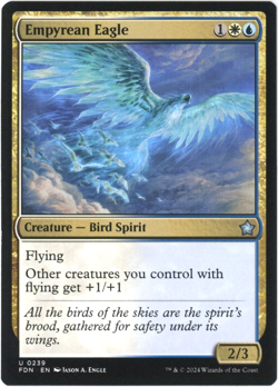 Empyrean Eagle - 0239 - Foundations - Magic the Gathering (MTG) NM/M - Image 1