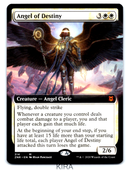 MTG - Angel of Destiny [Extended Art] - ZNR Zendikar Rising - Mythic 314 - MINT - Image 1