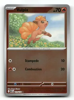 Vulpix 019/132 - Mega Evolution Reverse Holo - Pokemon Card NM/M - Image 1