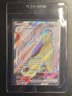 Team Rocket's Persian UR 219/182 Pokemon TCG Destined Rivals Ultra Rare - NM - Image 3
