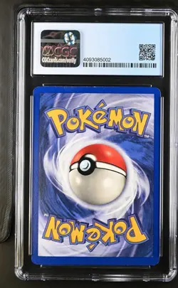 CGC 8 Base Set Alakazam Pokemon Card 1/102 Holo Rare 1999 - Blue Label - Image 2