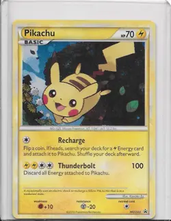 The Pokemon Company Pikachu HGSS03 HGSS Promo Holo English 70 HP Card #1 - Image 1