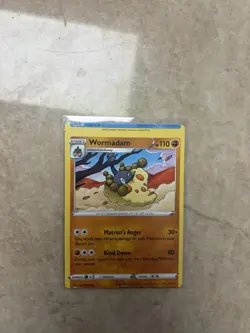 Pokemon Tcg Wormadam Astral Radiance Miscut Error Alignment Dots - Image 1