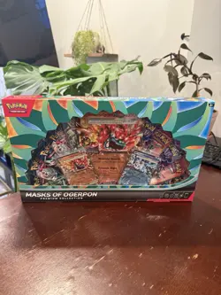 Pokemon Masks of Ogerpon Premium Collection Box New Sealed Ships Asap - Image 1