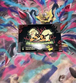 2025 World Championships Exclusive Anaheim Pokemon Tcg Double Deck Box Arcanine - Image 1