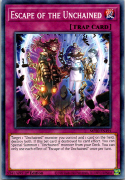 Escape of the Unchained - MP20-EN191 - NM/VLP - Common - 1st ed - Yugioh - Image 1