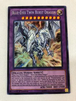 YUGIOH! Blue-Eyes Twin Burst Dragon SHVI-EN099 Secret Rare 1st Edition NM - Image 1