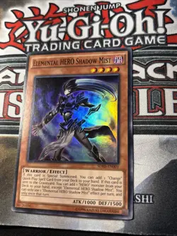 Yu-Gi-Oh! TCG Super Rare Elemental Hero Shadow Mist SDHS-EN001 - Image 2