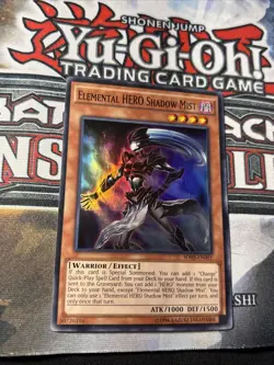 Yu-Gi-Oh! TCG Super Rare Elemental Hero Shadow Mist SDHS-EN001 - Image 3