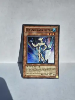 YUGIOH NEO-SPACIAN AQUA DOLPHIN POTD-EN003 1ST SUPER (NM) - Image 1