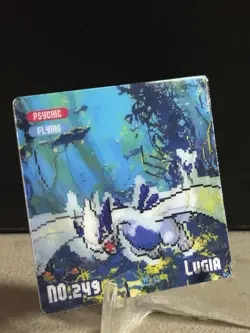 Pokemon Eif origin Gameboy Lenticular Lugia #D1 - Image 2