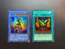 Yu-Gi-Oh! TCG Black Luster Soldier SYE-024 and Black Luster Ritual SYE-025 - Image 1