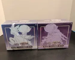 Pokemon TCG Sword & Shield Chilling Reign Elite Trainer Box SET of 2 - Image 1