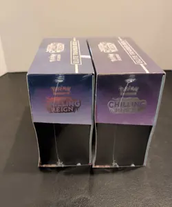Pokemon TCG Sword & Shield Chilling Reign Elite Trainer Box SET of 2 - Image 2