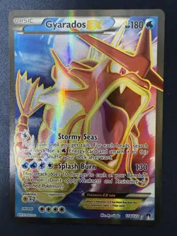 Pokemon TCG: XY BREAKpoint Gyarados EX 114/122 Full Art Ultra Rare LP - Image 5