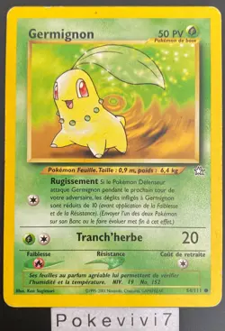 Carte Pokemon GERMIGNON 54/111 Commune NEO GENESIS Wizards FR OCCASION - Image 1