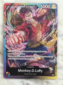 Monkey.D.Luffy (Release Event Leader) PR One Piece Promotion Cards P NM - Image 1