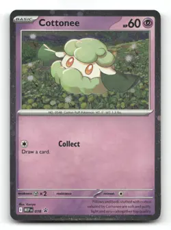 Cottonee (Cosmos Holo) 018 - ME: Mega Evolution Promo Holo - Pokemon Card NM/M - Image 1