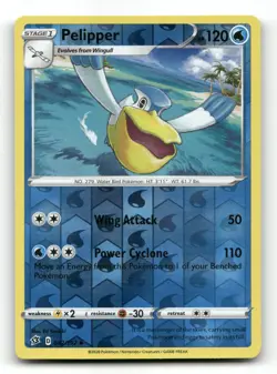 Pelipper 042/192 - Rebel Clash Reverse Holo - Pokemon Card NM/M - Image 1