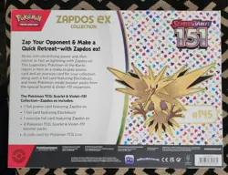 Pokemon 151 Box Zapdos EX Collection Box Scarlet & Violet TCG Sealed - Image 2